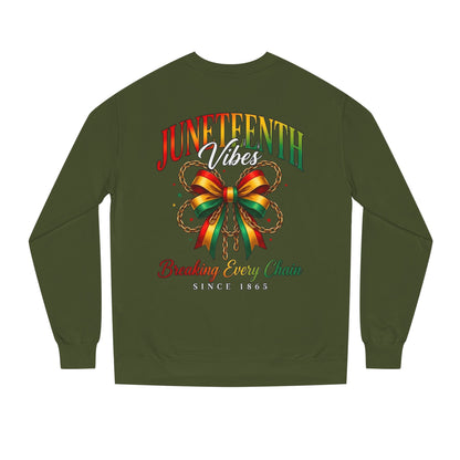 Juneteenth Crewneck Sweatshirt — "Breaking Every Chain" Celebration Pullover