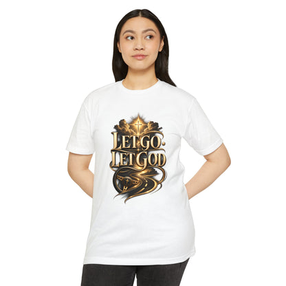 Let Go Let God T-Shirt — Inspirational Christian Faith Tee