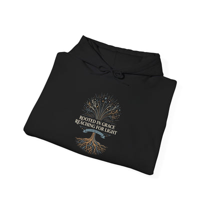 Rooted in Grace Reaching for Light Hoodie