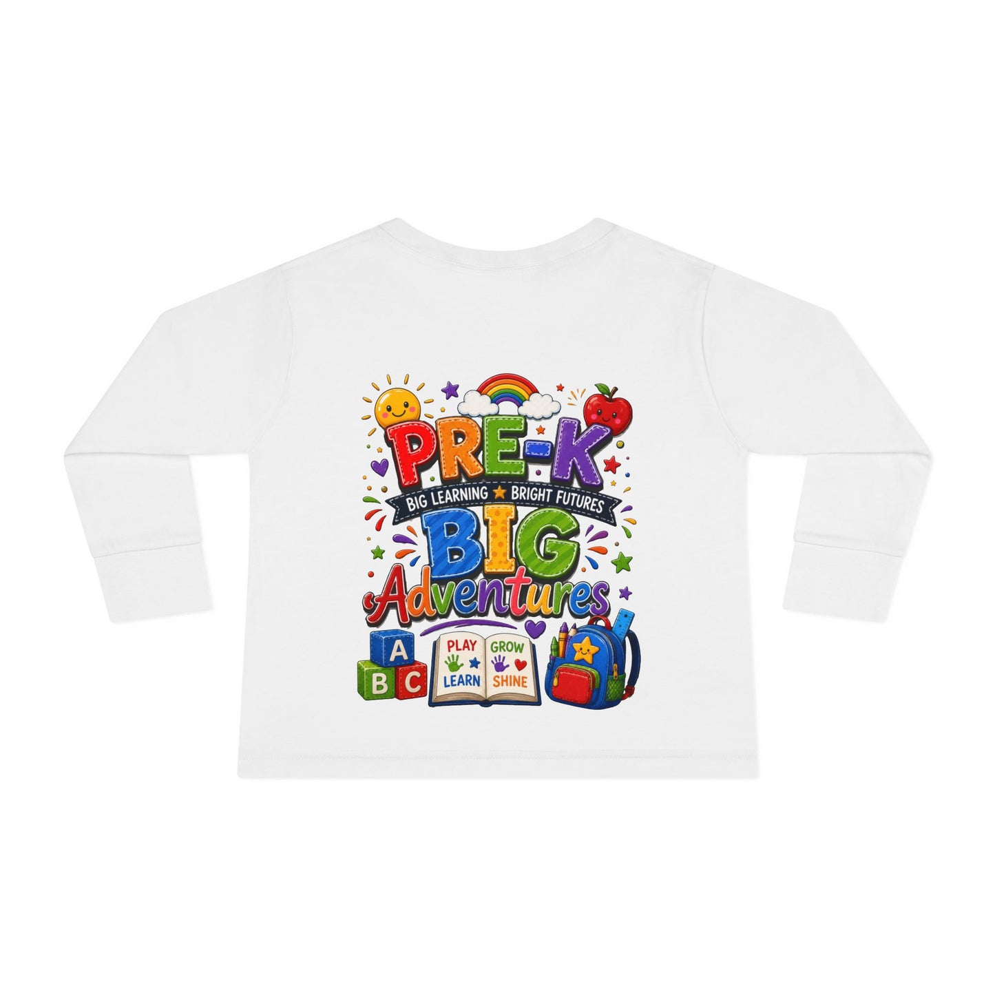 Pre-K Big Adventures Toddler Long Sleeve Tee