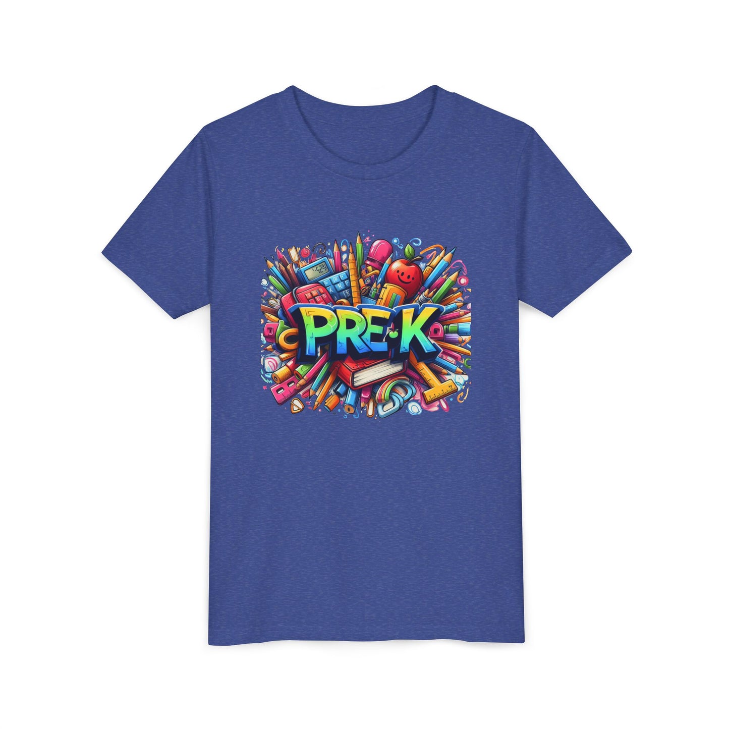 PRE-K Kids Tee — Colorful Back-to-School Pre-K Shirt for Preschoolers
