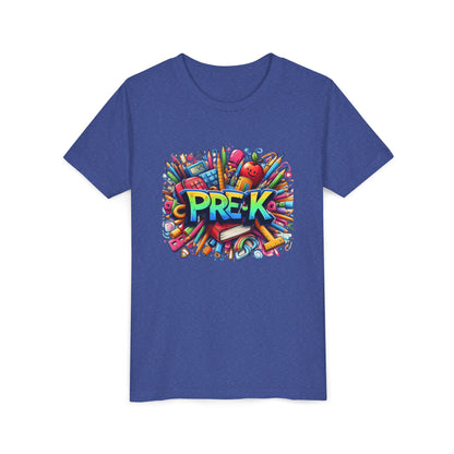 PRE-K Kids Tee — Colorful Back-to-School Pre-K Shirt for Preschoolers