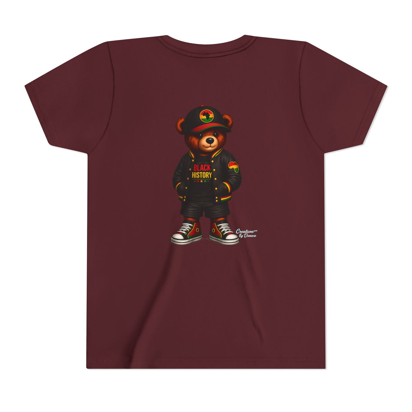 Kids 'Black History' Streetwear Bear Tee