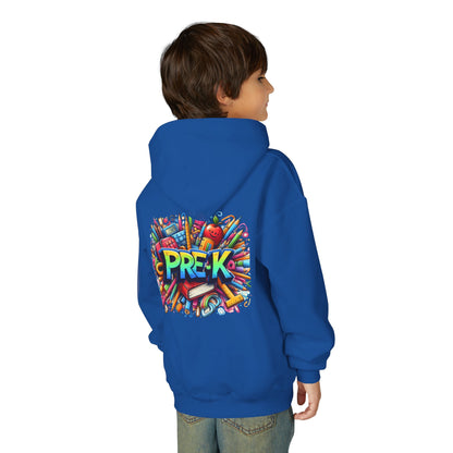 Pre-K Kids Hoodie — Colorful Back-to-School Preschool Sweatshirt