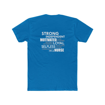 Nurse Word Cloud Tee — "I'm a Nurse" Inspirational Graphic T-Shirt
