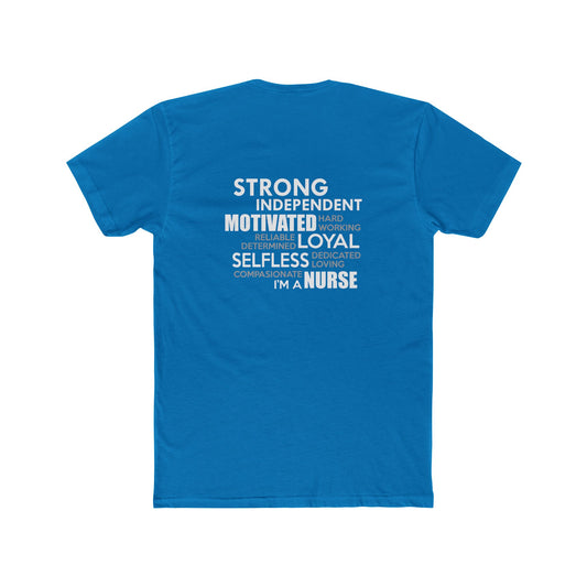 Nurse Word Cloud Tee — "I'm a Nurse" Inspirational Graphic T-Shirt