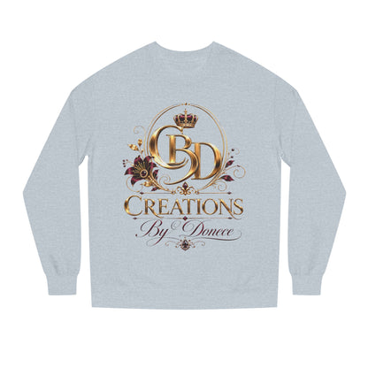 Crewneck Sweatshirt — Creations By Donece Gold Logo Crewneck