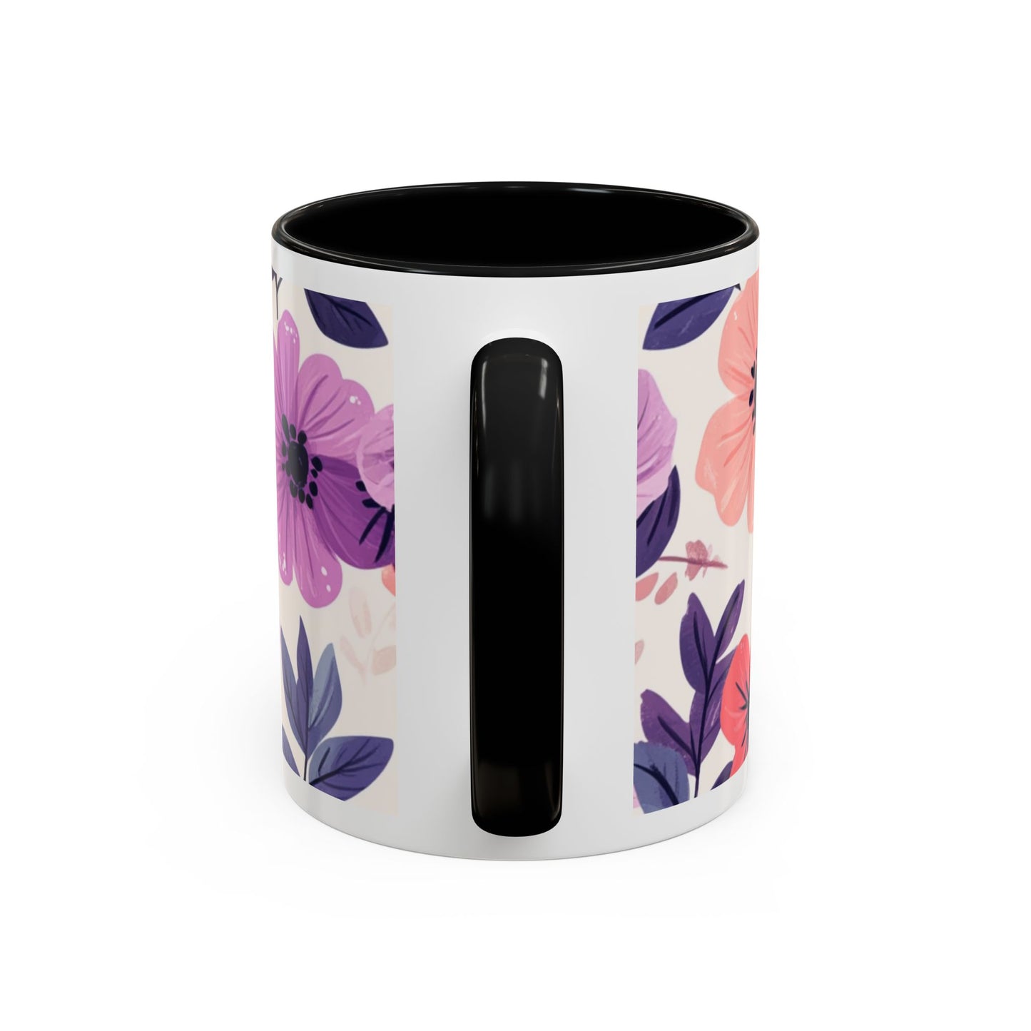 Mother Peace Floral Coffee Mug — "A quiet light, a guiding hand..." Memorial Tribute Mug