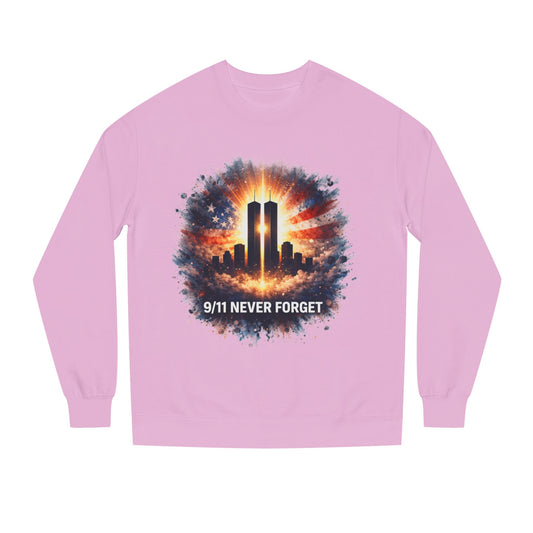 9/11 Never Forget Sweatshirt — World Trade Center Tribute Crewneck