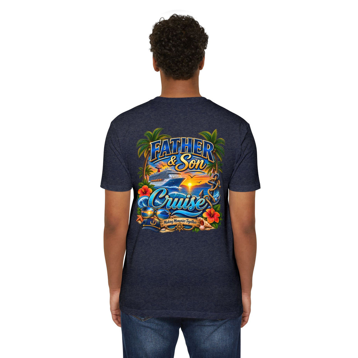 Father & Son Cruise T-Shirt — Tropical Cruise Vacation Gift