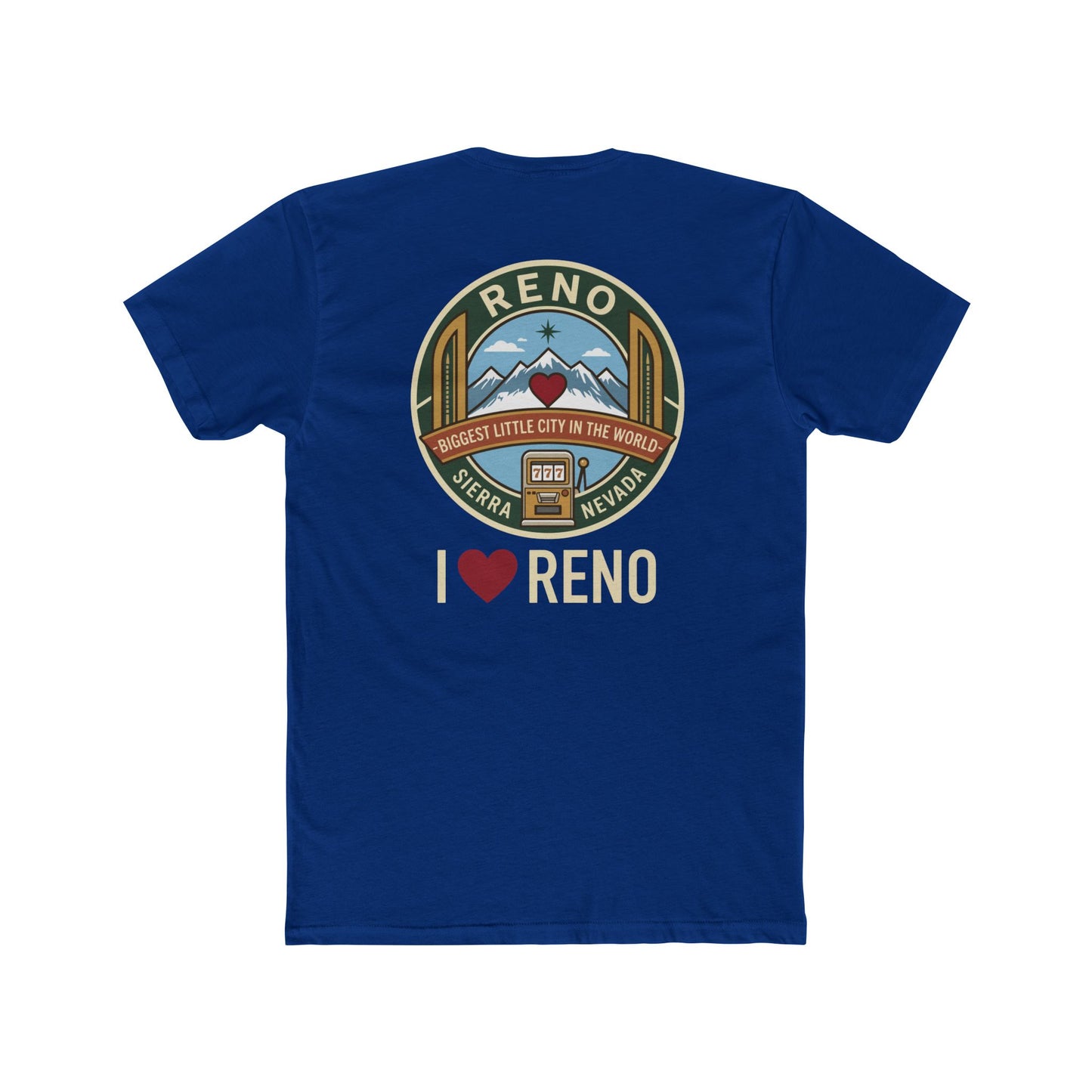 Reno Vintage Badge T-Shirt — I  Reno Retro Cityscape Tee