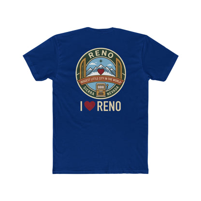 Reno Vintage Badge T-Shirt — I  Reno Retro Cityscape Tee