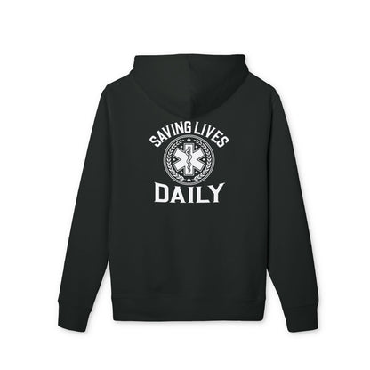Daily Sangha Hoodie — 'Sangha Is Daily' Zen Buddhist Meditation Pullover