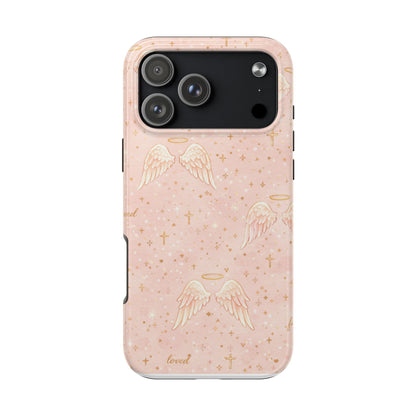 Faith & Grace Angels Phone Case | Christian floral iPhone Case