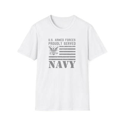 U.S. Armed Forces Proudly Served Navy T-Shirt