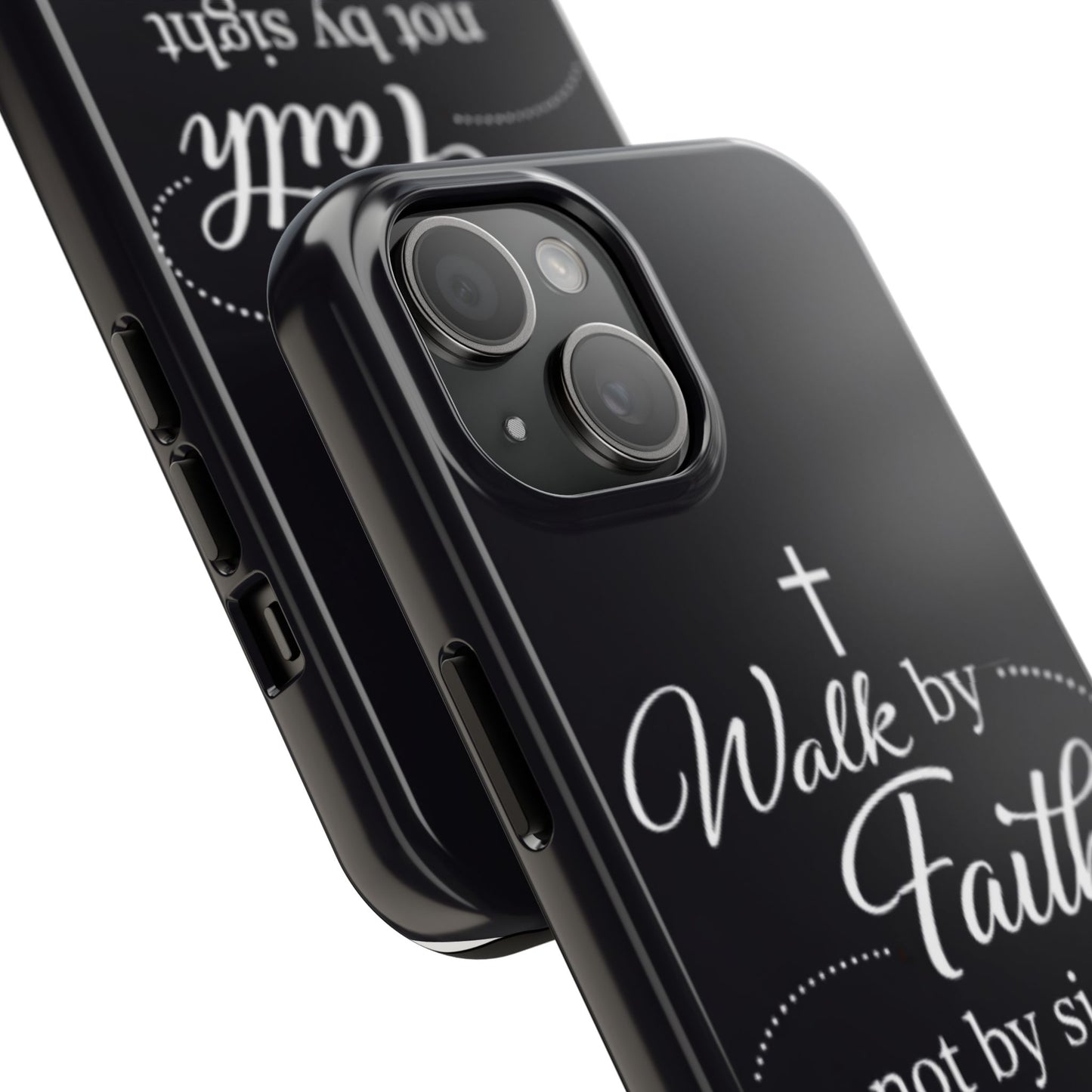 Walk by Faith Tough Phone Case – Christian Inspirational Scripture Design