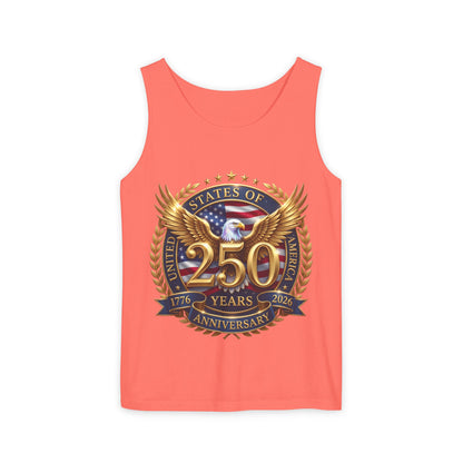 250 Years Anniversary Eagle Tank Top — United States Bicentennial Celebration Tee