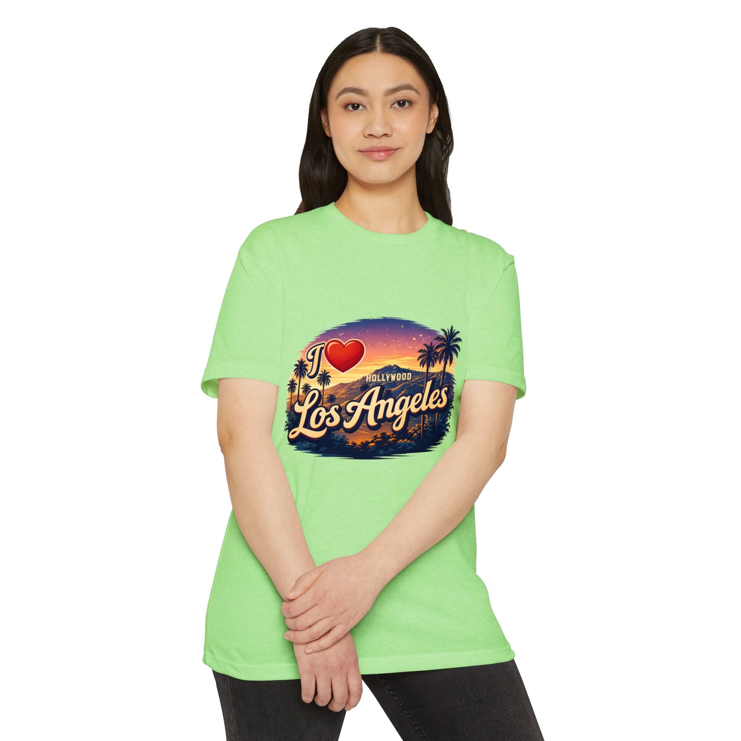 Los Angeles Sunset T‑Shirt — I  Los Angeles Vintage Palm Beach Tee
