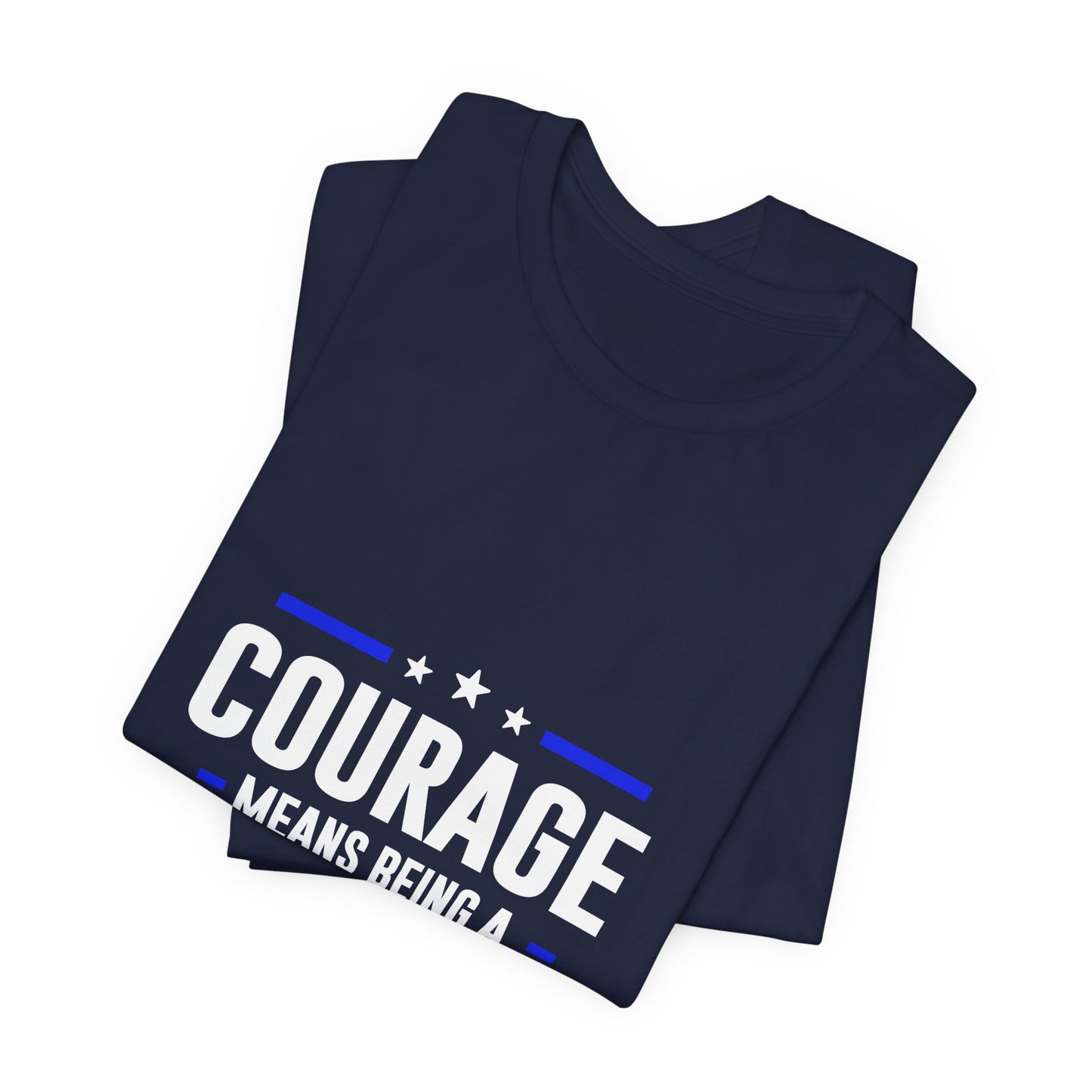 Peacemaker Courage Tee — "Courage Means Being a Peacemaker" Graphic T-Shirt