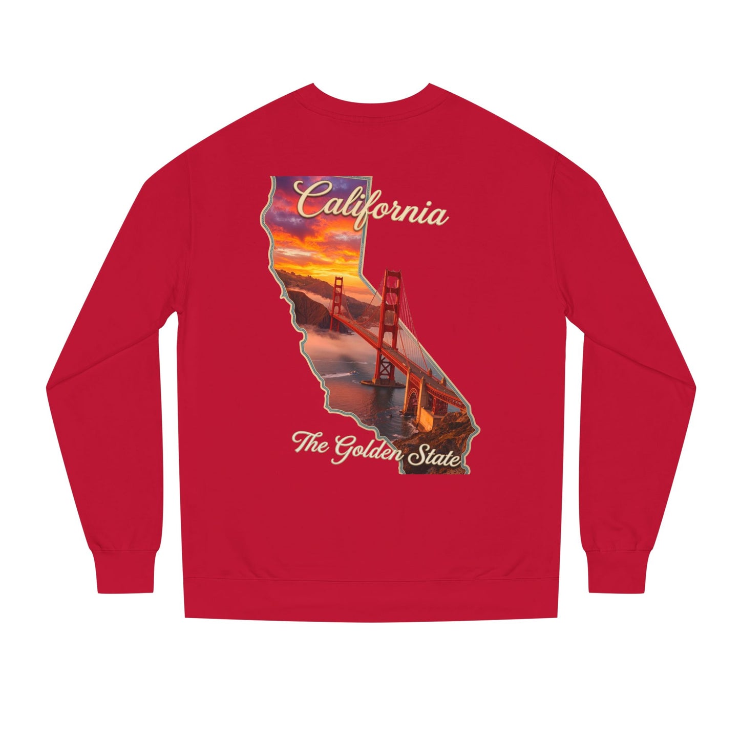 California Golden State Sweatshirt — Golden Gate Sunset Crew