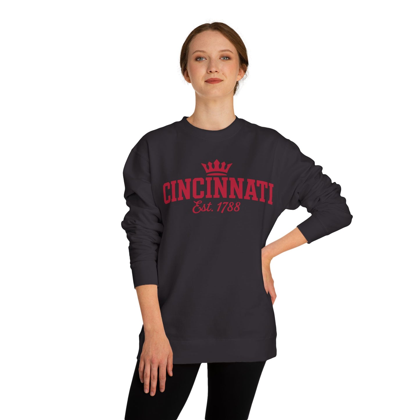 Cincinnati Est. 1788 Crewneck Sweatshirt — Vintage City Pride
