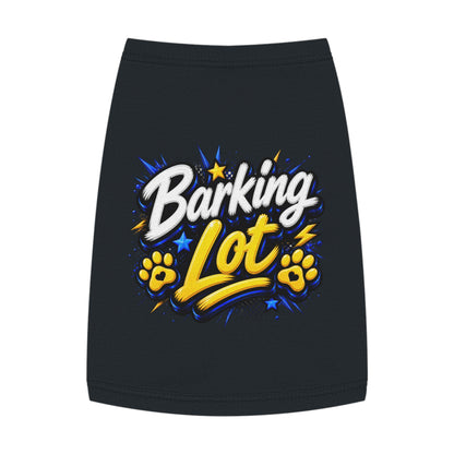 Barking Lot Pet Tank Top – Funny Paw Print Dog Shirt