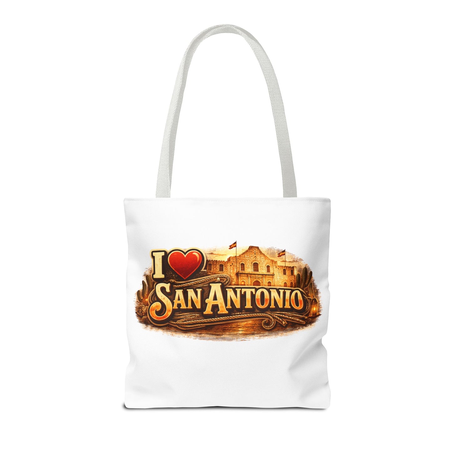I  San Antonio Tote Bag — Alamo Vintage Souvenir Tote