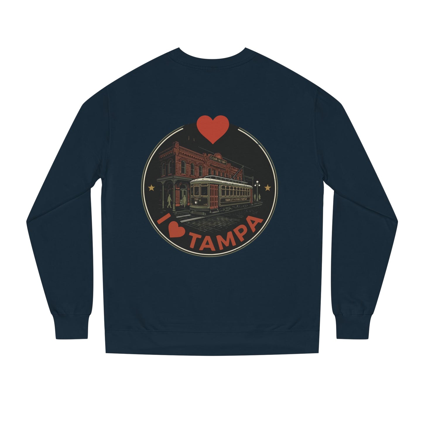 Tampa Sweatshirt — I  Tampa Vintage Streetcar Crewneck
