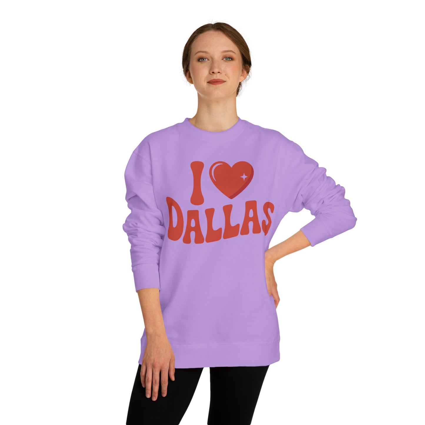 I Heart Dallas Crewneck Sweatshirt