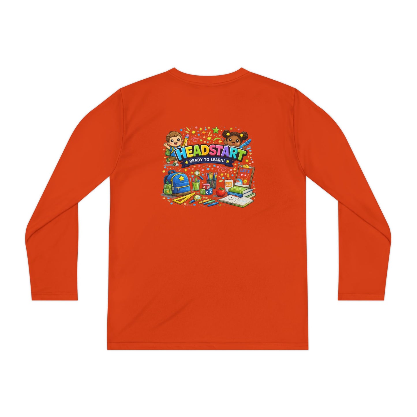 Head Start Kids Long Sleeve Tee — Back-to-School Preschool Shirt