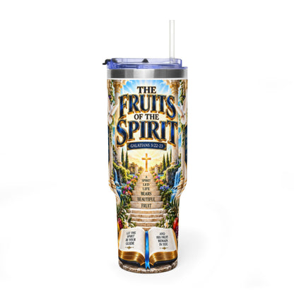 Fruits of the Spirit 40oz Vacuum Tumbler