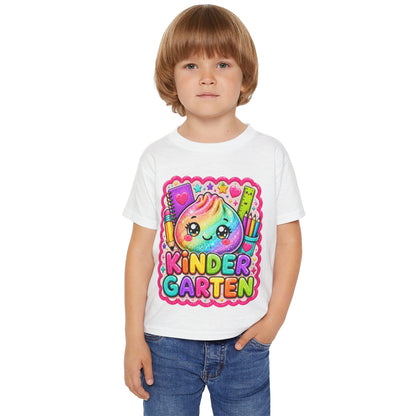 Kindergarten Cute Rainbow Emoji Toddler T-Shirt