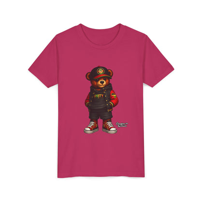 Youth Tee — 'Unity' Streetwear Teddy Bear Graphic Shirt