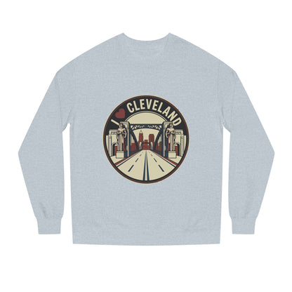 Cleveland Skyline Sweatshirt — I  Cleveland Retro City Crewneck