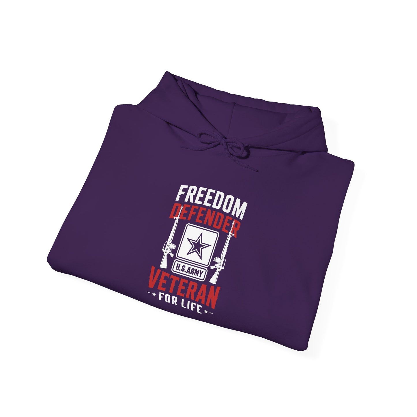 Freedom Defender Veteran For Life Hoodie