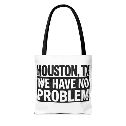 Houston TX Tote Bag — 'We Have No Problem' Graphic Market Tote