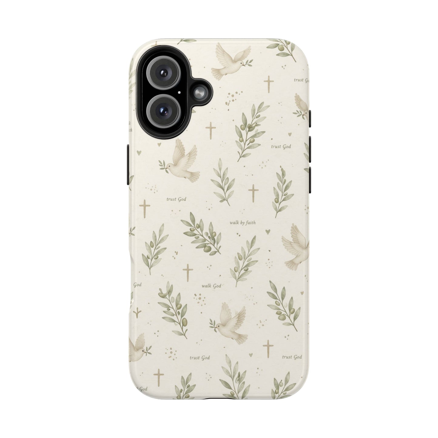 Walk By Faith Phone Case | Christian Floral iPhone Case