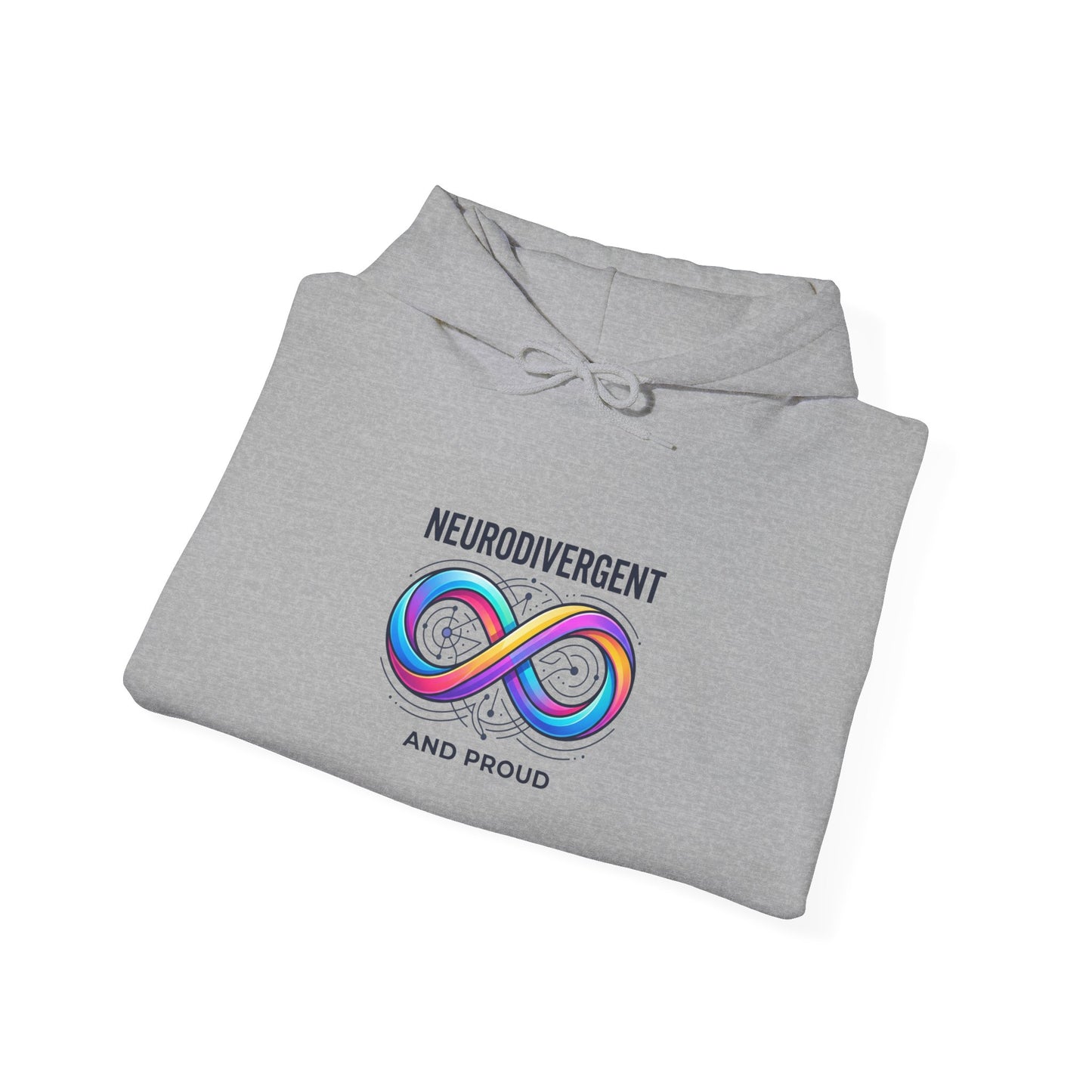 Neurodivergent Infinity Logo Hoodie | autistic pride, affirming