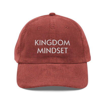 Kingdom Mindset Embroidered Corduroy Cap