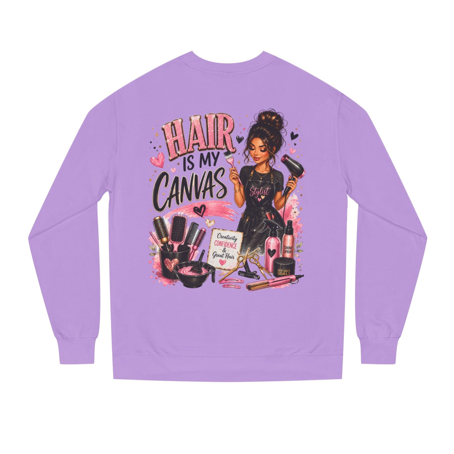 Hair Is My Canvas Sweatshirt