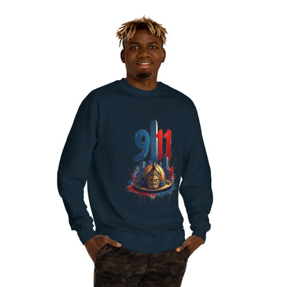 9/11 Memorial Sweatshirt – Firefighter Tribute Crewneck