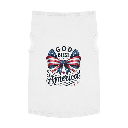 God Bless America Patriotic Pet Tank Top