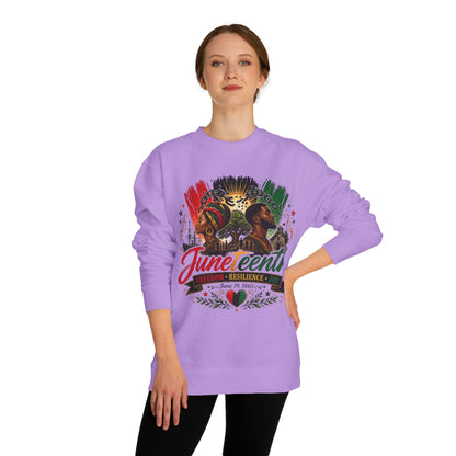 Juneteenth Celebration Sweatshirt — "Juneteenth: Resilience" African Heritage Crewneck