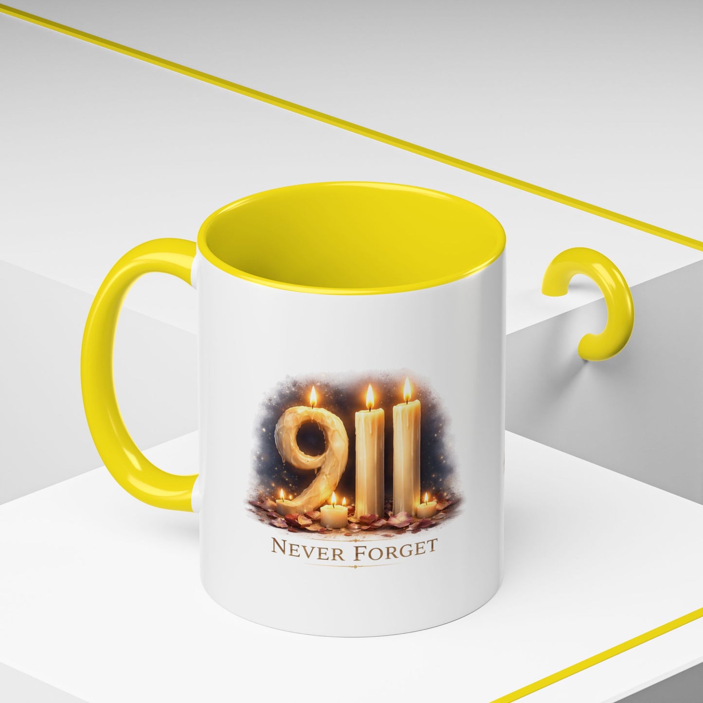 9/11 Never Forget Memorial Coffee Mug