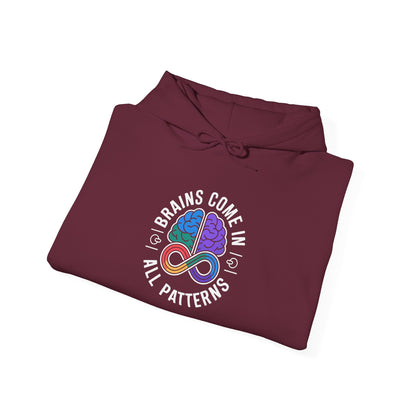 Brains Come in All Patterns Hoodie