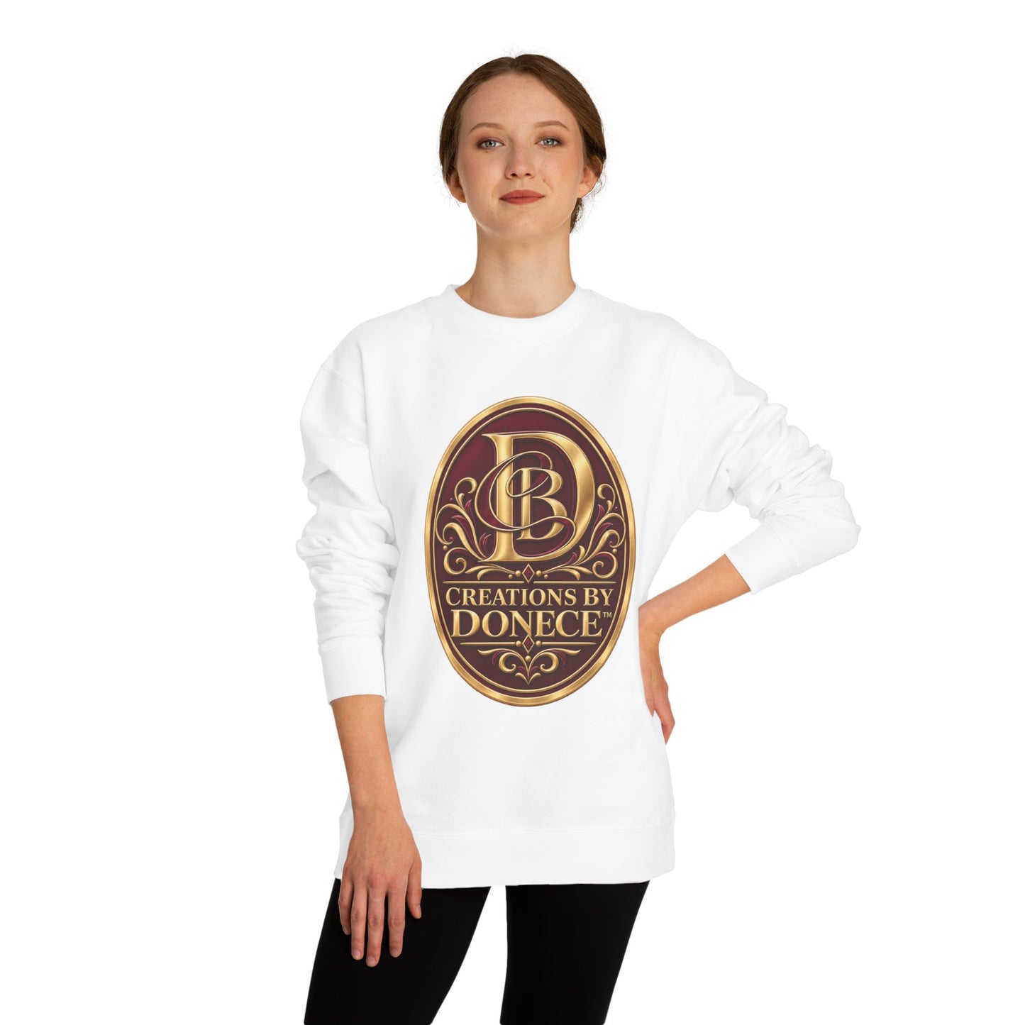 Creations By Donece Logo Sweatshirt - Vintage Gold Crest Crewneck