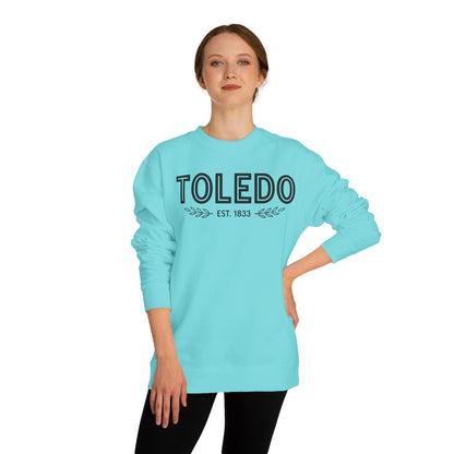 Toledo Est. 1833 Crewneck Sweatshirt — Vintage City Pride Pullover