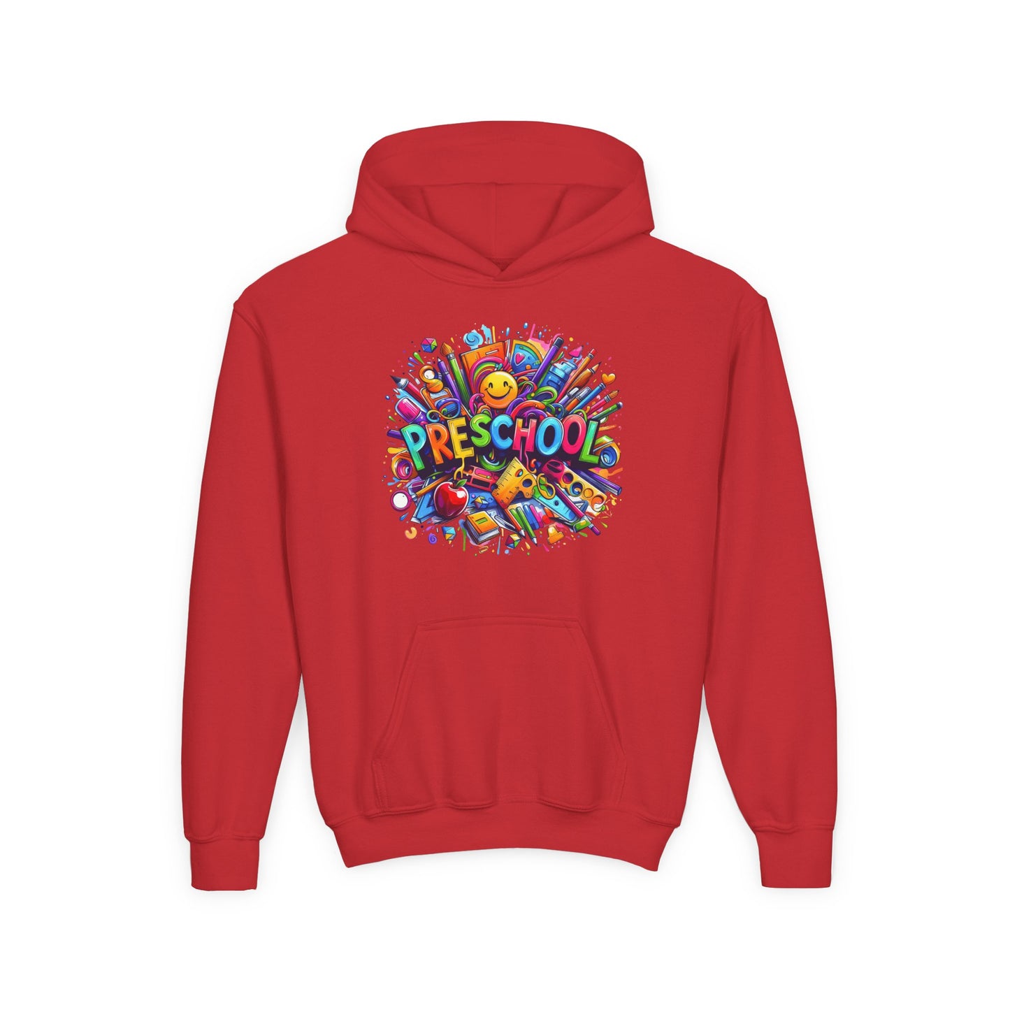 Preschool Kids Hoodie — Colorful Back-to-School Preschool Design