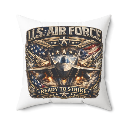 U.S. Air Force 'Ready to Strike' Decorative Pillow