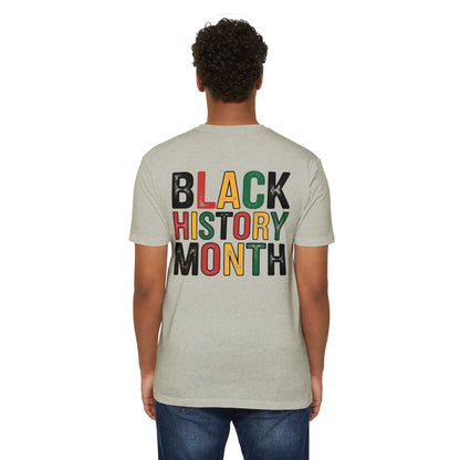 Black History Month T-Shirt — Bold Retro Pan-African Lettering